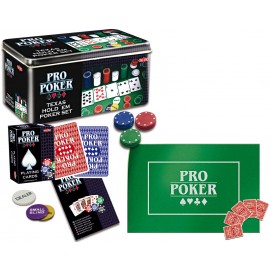 PRO POKER COFFRET MÉTAL