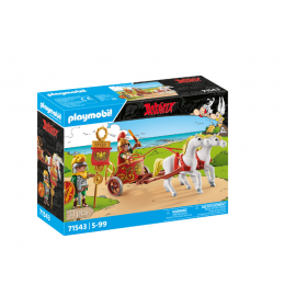 CÉSAR AVEC CHAR ET CHEVAUX