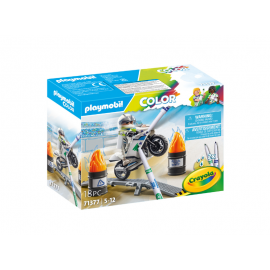 PLAYMOBIL COLOR : MOTO