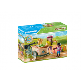 CYCLISTE AVEC VÉLO ET...