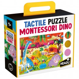 TACTILE PUZZLE MONTESSORI DINO